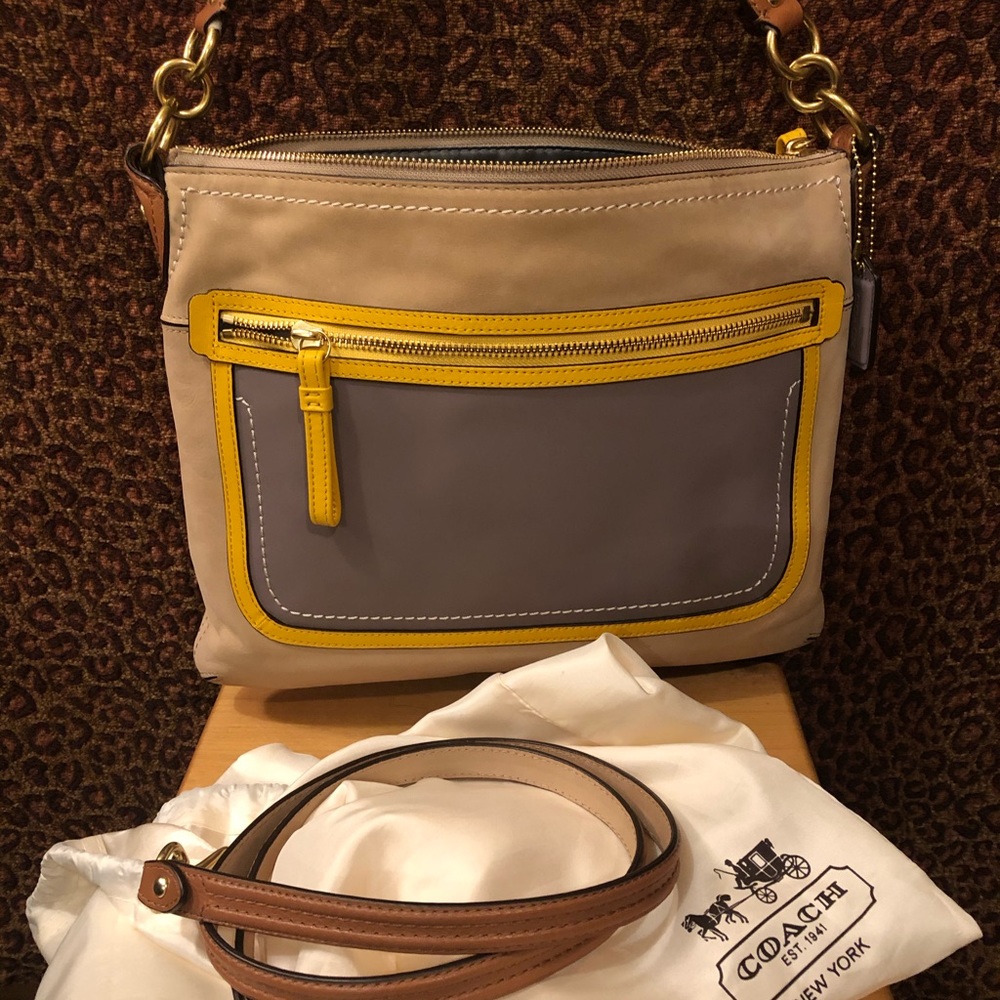 Coach Colorblock crossbody/ shoulder bag
